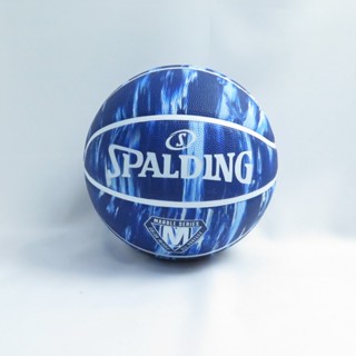 SPALDING 斯伯丁 SPA85069 籃球 SP 大理石系列 橡膠 7號 海軍藍/淺藍【iSport愛運動】