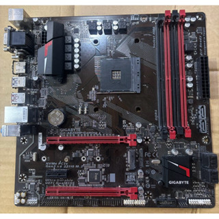 技嘉主機板 GA B350M GAMING3支援AMD RYZEN AM4腳位 CPU 二手良品、約八成新、無擋板