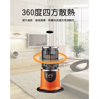 現貨 寒流 暖風機 電暖器 露營電暖爐 陶瓷 雙功率 LAPOLO LA"966 安全網防燙手 360度環繞暖房 暖器