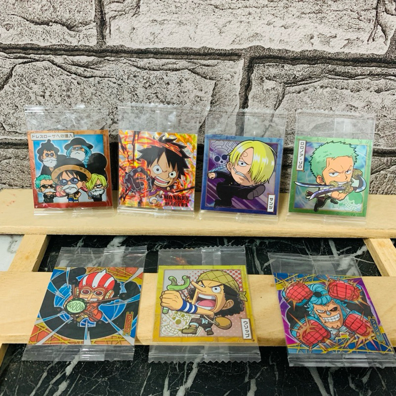航海王 食玩貼紙 草帽海賊團 魯夫 索隆 香吉士 海賊王 盲抽 貼紙 騙人布 佛朗基