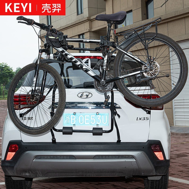 汽車自行車架後掛架車載防脫後備箱車尾架後掛式攜車架懸掛架 SUV 自行車架 車尾架 汽車懸掛架 車載不擋牌單車架 後掛架