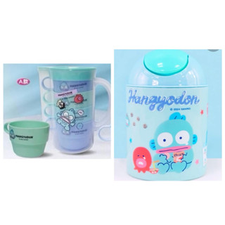 ‼️現貨‼️一組販售 三麗鷗Sanrio 人魚漢頓 隨手壺飲料杯 圓形收納桶 垃圾桶