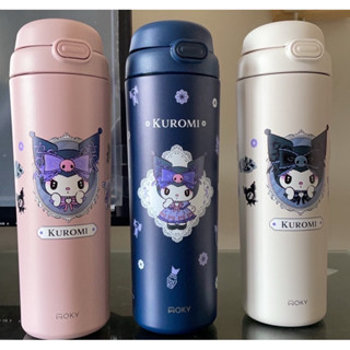 【WOKY X 三麗鷗】酷洛米聯名 歌德時尚秀 All-P 輕芯鈦瓷雙飲保溫瓶 780ml