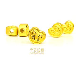 純金 愛心 花 黃金花 元辰銀樓 純金愛心 黃金愛心花 愛心花 鬱金香 黃金愛心手串 金愛心