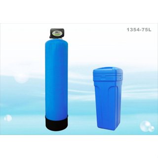 【水易購淨水中壢店】ADD-75全自動樹脂軟化器軟水器/1354-75L(含鹽桶)附一包鹽錠/ 除水垢/除石灰質