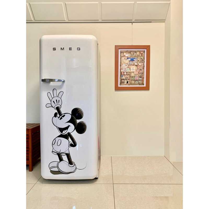 二手 義大利🇮🇹Smeg 復古冰箱 Disney 米奇聯名款