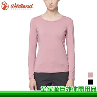 【全家遊戶外】WILDLAND 荒野 女遠紅外線U領保暖衣 兩色 長袖刷毛衣 保暖長袖 內層衣 W2691