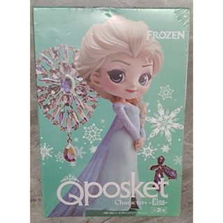 Qposket 迪士尼 冰雪奇緣 艾莎 Elsa Q版 公仔 模型 港版 標準盒
