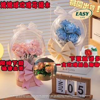 🔥桃園出貨🔥 相容樂高 手工拚裝積木玩具 玫瑰積木花禮盒 送女朋友 波波球永生花束積木 情人節 聖誕禮物 男女情人節禮物