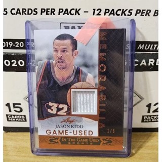 球員卡Leaf Jason Kidd 球衣 Patch 限量5 1/5 首號 籃球卡