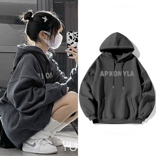 臺灣有貨 韓國 連帽t 大學t 長袖衛衣女 美式復古上衣 秋冬上衣 加絨加厚 連帽衛衣 寬松衛衣 ins風衣服 休閒外套