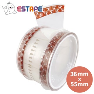 【王佳ESTAPE】OPP封口透明膠帶易撕貼 貓爪（36mm寬.禮盒.包裝.餐盒.密封.貼紙.三明治.辦公.文具.點心）