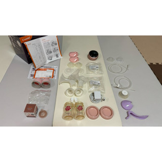 【Combi】(贈手動配件組)自然吸韻 雙邊 電動吸乳器（二手）