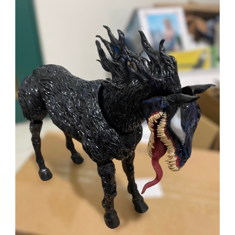 MARVEL 漫威 媽佛 VENOM 猛毒馬 猛毒 站立 21cm 三頭雕 模型 公仔