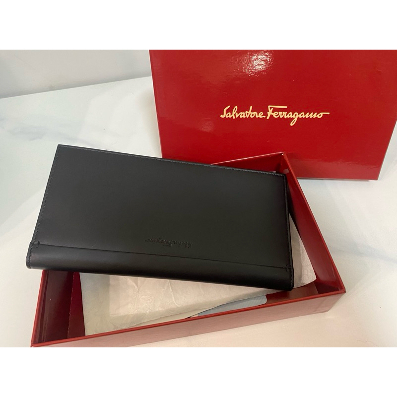 ferragamo 菲拉格慕 男士 長夾 皮夾 牛皮 9卡層