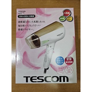 TESCOM日本製 BID42TW 雙電壓負離子吹風機(二手)