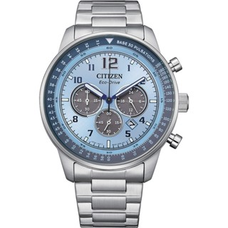 ∣聊聊可議∣CITIZEN 星辰 光動能三眼計時手錶 CA4500-83M