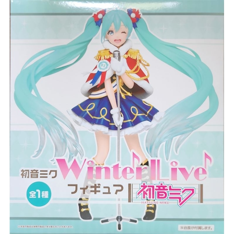 💥日本同步💥✨全新有盒✨正版動漫公仔「#126」TAITO 初音未來 Winter Live