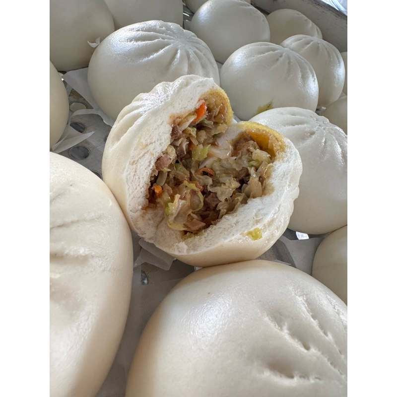 【中和包子】香菇素菜包一顆25元˙630g/包(五入裝) 全家冷凍超取限購14包
