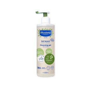 Mustela慕之恬廊 有機好橄雙潔露400ml(寶寶/成人洗髮沐浴乳) 無香 歐盟ECOCERT+法國BIO認證