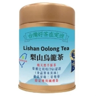 定迎 梨山手採烏龍茶-金罐裝2兩(75g)冬茶 定迎梨山手採烏龍茶 定迎烏龍茶 定迎梨山