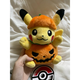 日本寶可夢中心 Pokémon Center 限定 2023 萬聖節 南瓜 皮卡丘 娃娃 玩偶