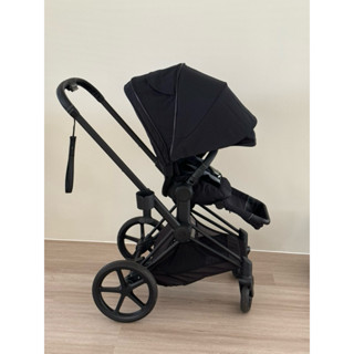 二手-降價 德國 Cybex Priam 全功能大輪嬰兒手推車-九成新黑色