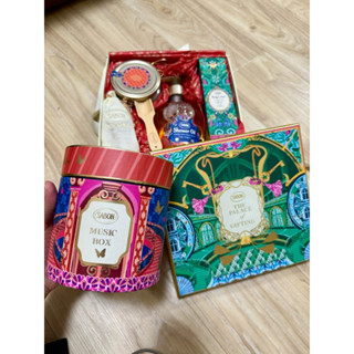 聖誕限量SABON美好年代禮盒（沐浴油/磨砂膏/身體乳/淡香水/音樂盒）（全新）（日本帶回）