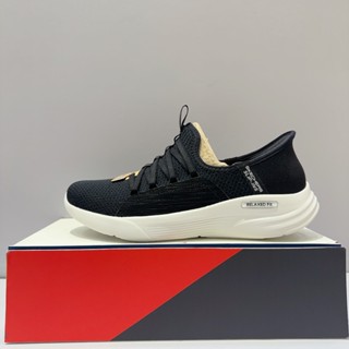 SKECHERS RELAXED FIT SPORT 女生 黑色 舒適 瞬穿 襪套式 健走鞋 慢跑鞋 150353BLK