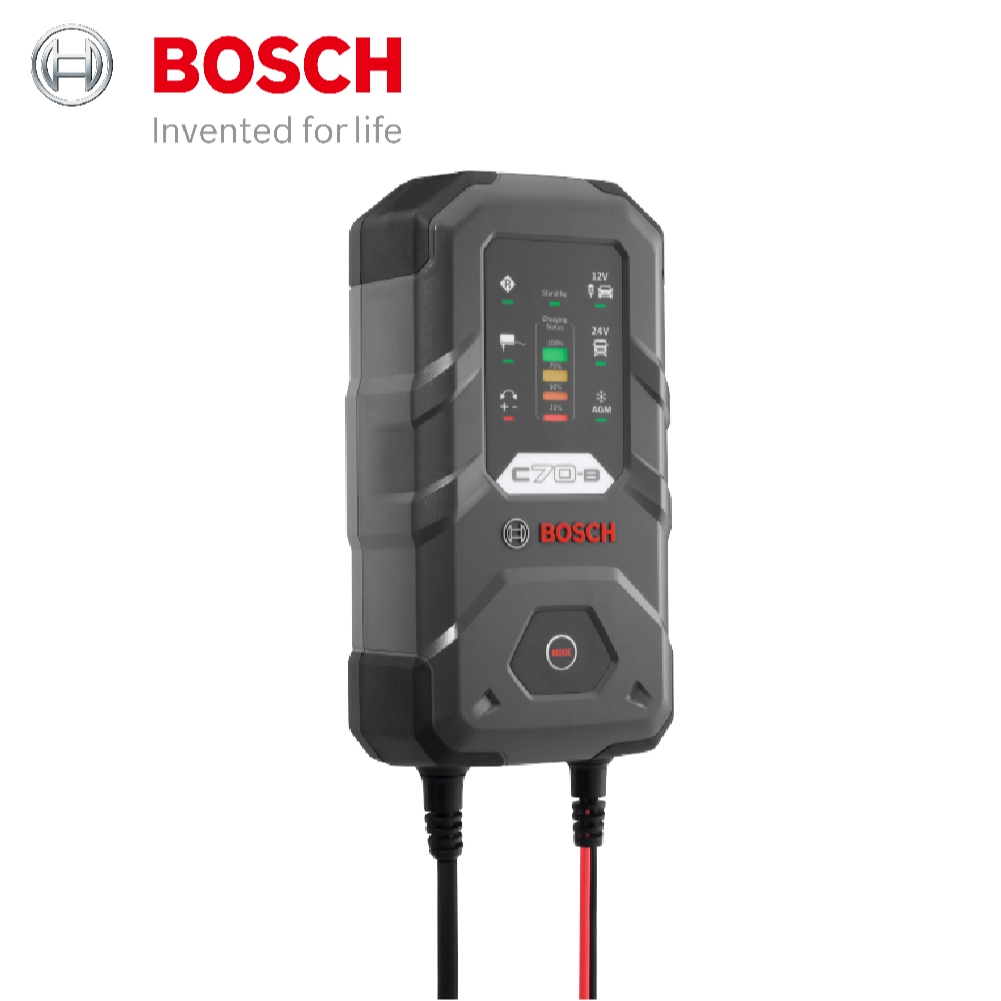 BOSCH 博世 電瓶充電器 C70-B【SINYI 新翊】