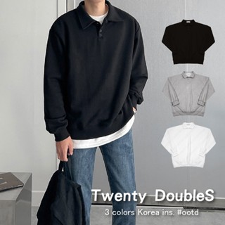 【20ss select】韓國 抗皺POLO衫 韓國男裝 polo 長袖上衣 大學T 素面 polo衫 KC51 K-2