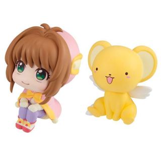 MegaHouse LOOK UP 抬頭系列 庫洛魔法使 小櫻 木之本櫻&小可 限定套組 PVC完成品 豬帽子模型玩具