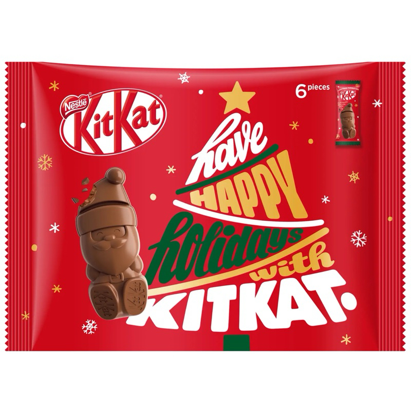【現貨】日本｜KitKat 聖誕節 聖誕老人巧克力