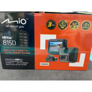 MIO 815D 前後星光級 安全預警六合一 GPS WIFI 雙鏡頭行車記錄器 公司貨 三年保固