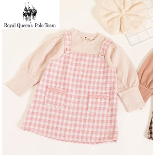 小女童 小香風格紋洋裝 小禮服 5-17碼 [96764] RQ POLO 秋冬童裝 喜宴 花童 聖誕節 過年 假兩件式
