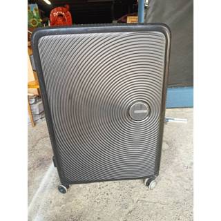 AMERICAN TOURISTER 美國旅行者 30吋 可擴充行李箱 立體唱片防盜拉鍊運動行李箱 胖胖箱 旅行箱