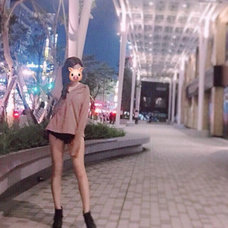 ✨二手✨咖啡色卡其色長袖連帽上衣薄款帽T顯瘦長版修身秋冬季節百搭日系韓風歐風港風V領性感辣妹保暖慵懶風流行