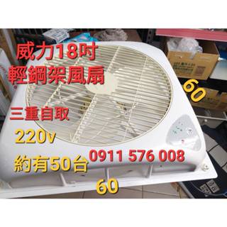 (二手良品)220v-威力18吋天花板輕鋼架風扇。