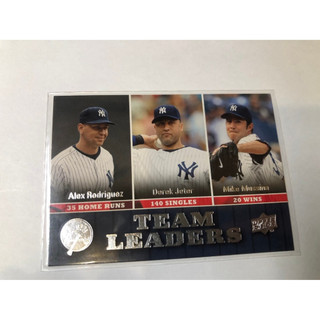 2009 Upper Deck Alex Rodriguez / Derek Jeter / Mike Mussina