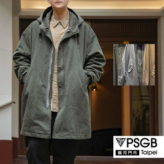 PSGB Taipei-P1-0127 洗水M51帽風衣-流行-韓系-服飾-男裝-女裝-情侶款(現貨)