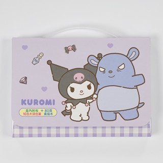 三麗鷗 酷洛米畫畫文具禮盒組 (K0656-02500) 畫畫組 色筆組 送禮 兒童 0250【久大文具】0132