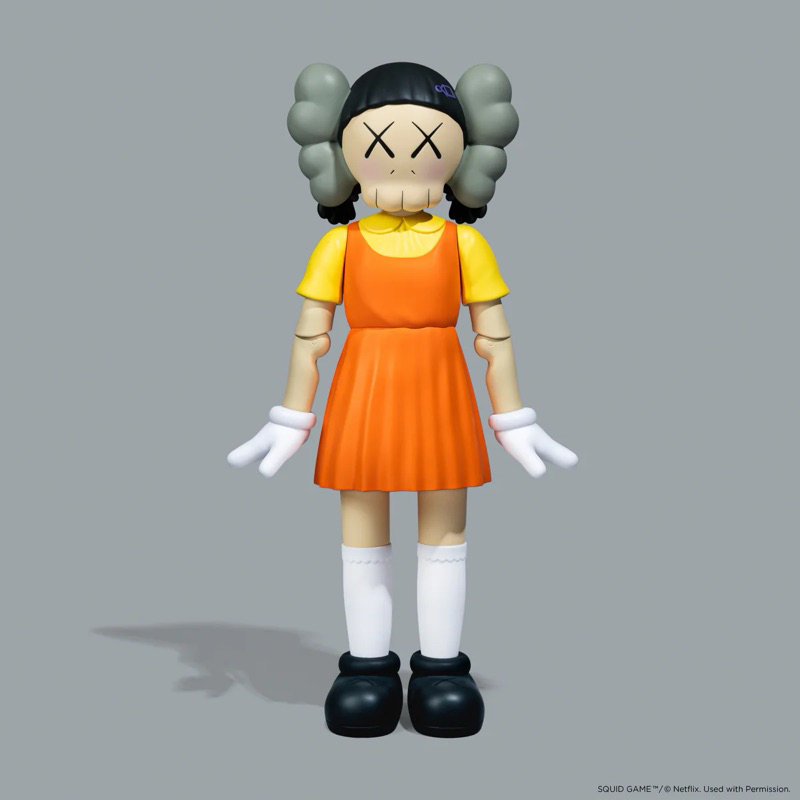 KAWS x Squid Game 2 "YOUNG-HEE" Figure (Coloured) 魷魚遊戲2
