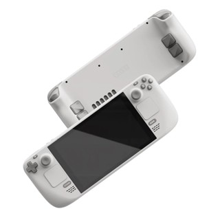【限量】Skull & Co. Steam Deck OLED 白色版主題色 質感灰 搖桿帽類比套 / 背部按鍵強化套件