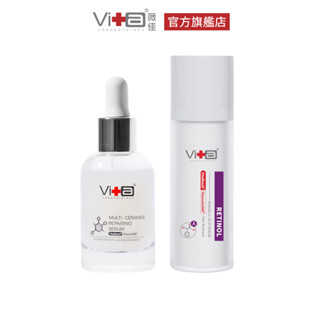 薇佳 神經醯胺保濕維穩精萃30ml+蜜花酸晶A醇煥顏精華乳30ml 煥膚緊緻 舒緩乾敏