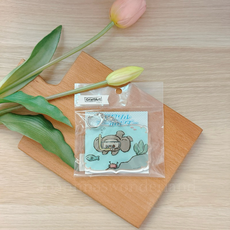 日本製絕版大耳查布壓克力吊飾