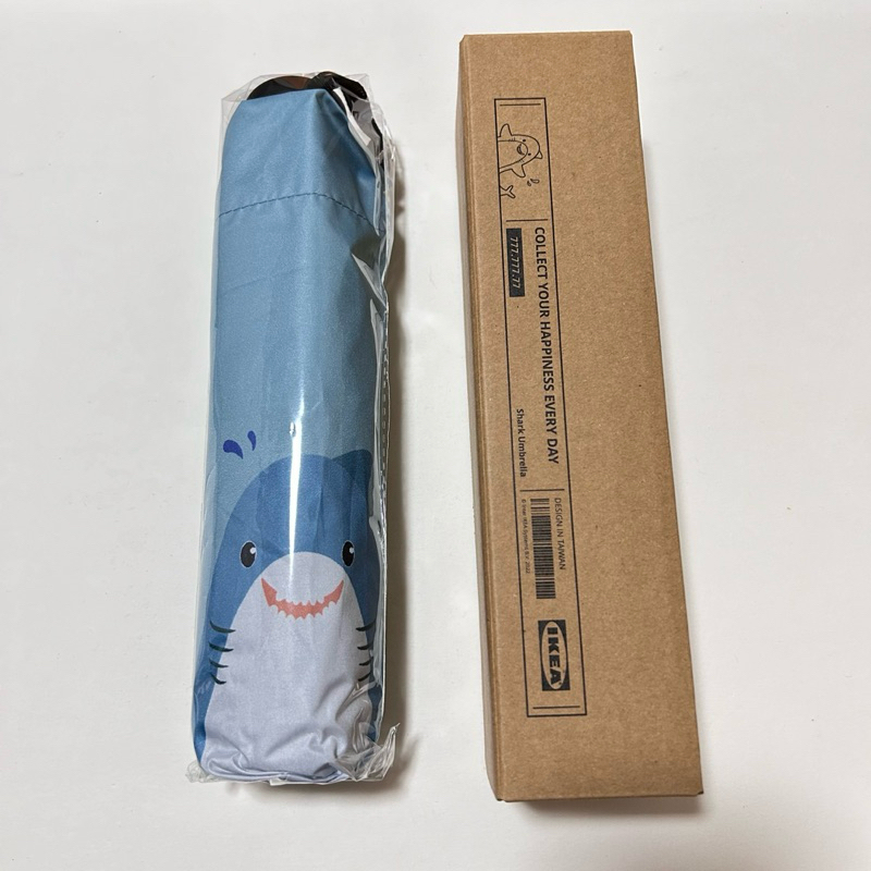 IKEA 鯊魚造型 雨傘 全新