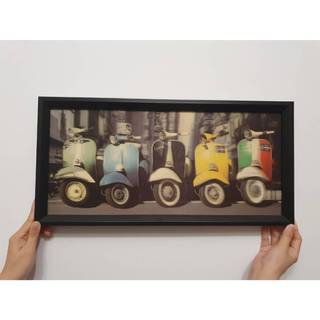 Vespa 3D 畫框 居家裝飾 二手
