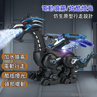 臺灣熱賣 大號噴火 恐龍 電動會走 暴龍 模擬噴霧 機械戰龍 恐龍模型 兒童玩具 男生禮物 恐龍玩具 兒童禮物