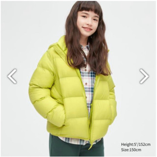 （二手童裝尺寸110）Uniqlo 特級極輕羽絨連帽外套 童裝 90%羽絨 10%羽毛 原價1690元