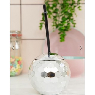 很美的銀色disco ball 飲料杯/海灘冰沙杯 Talking Tables